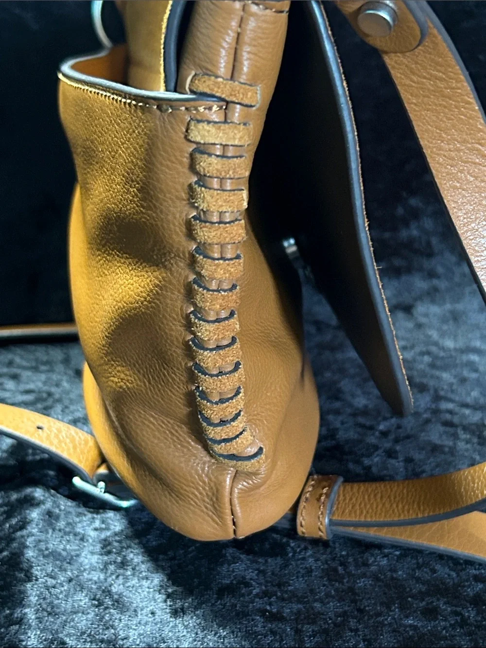 Treasure & Bond- Sleek Mustard Crossbody Bag - Women's Shoulder Purse